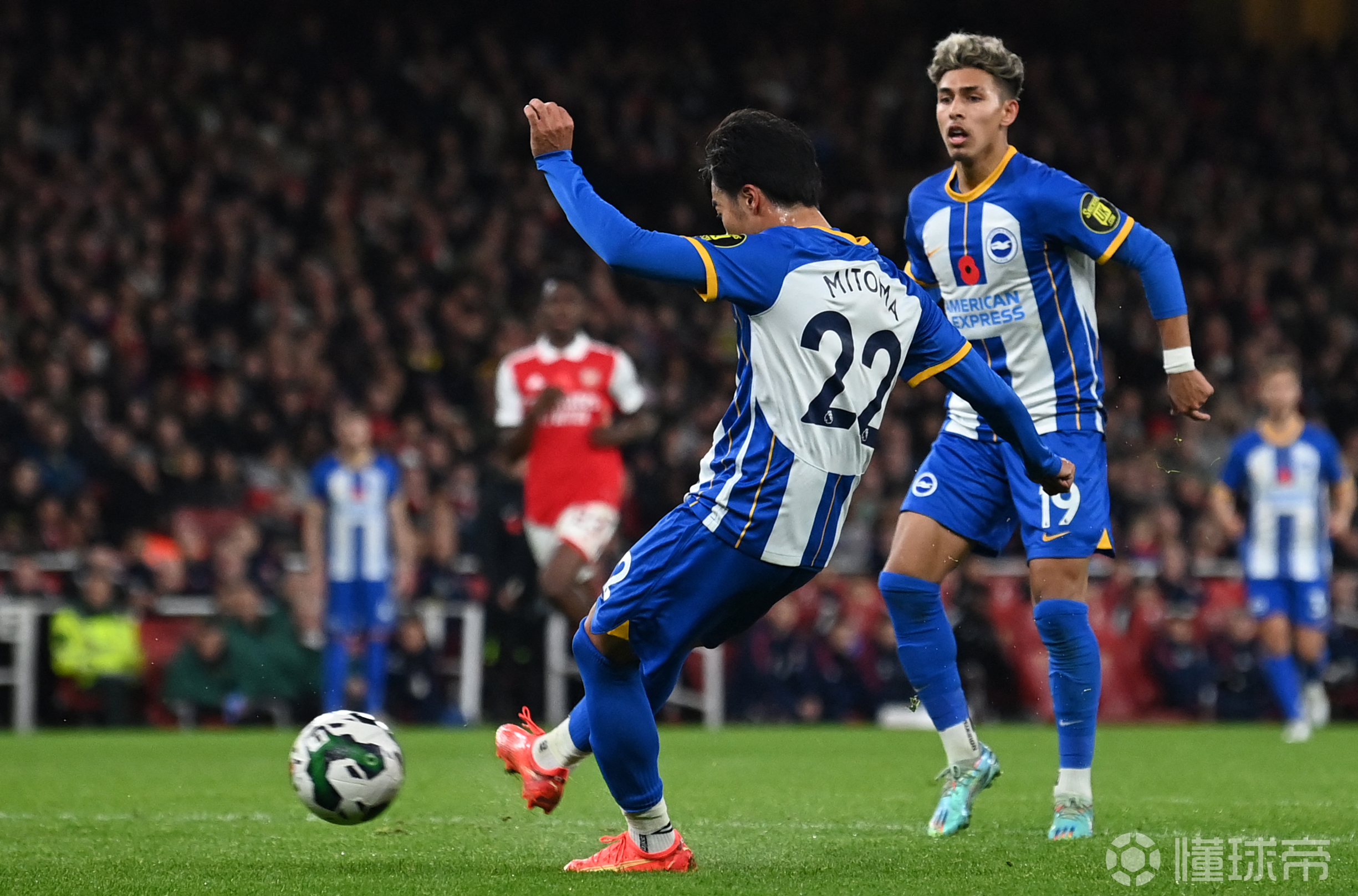 马尼亚尔破门成功，布莱顿客场大败