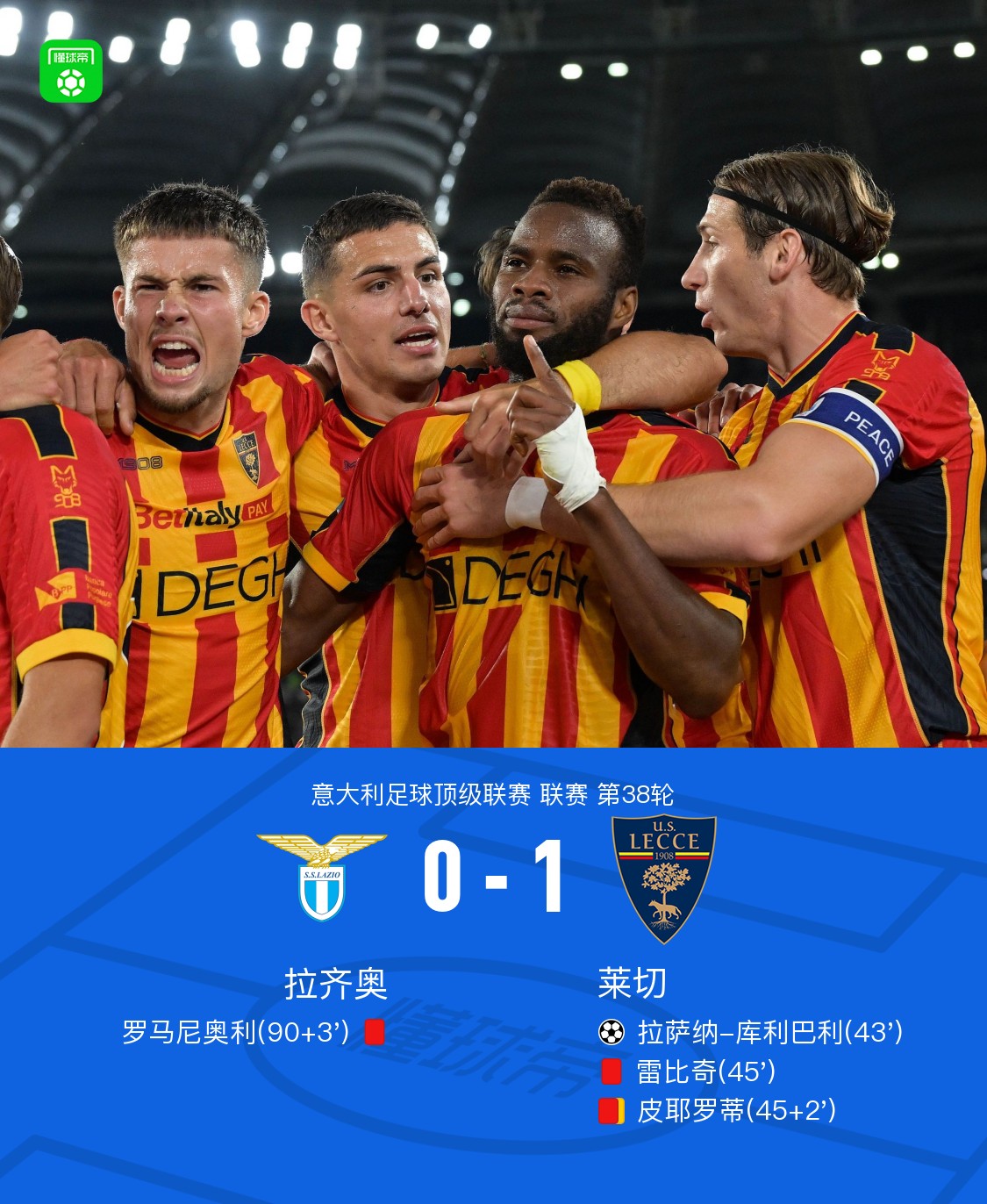 拉齐奥客场胜利后球员欢呼,唤醒全队斗志 拉齐奥客场胜利后球员欢呼,唤醒全队斗志